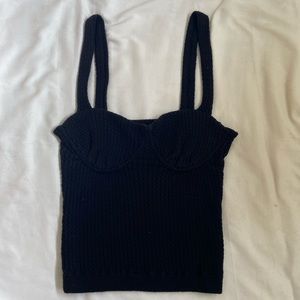 We Wore What Corset Sweater Tank [M]